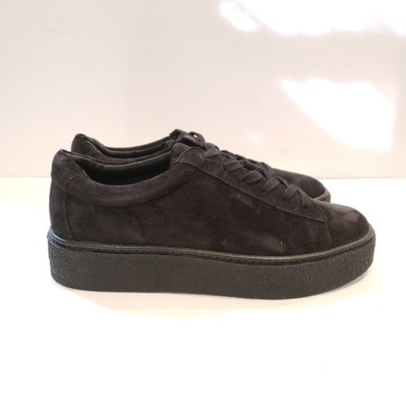 Vince. Womens sneakers black suede 8 - Picture 4 of 8